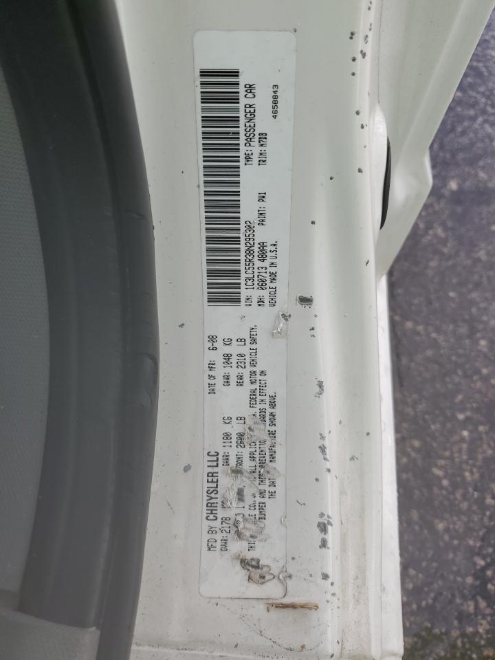 2008 Chrysler Sebring Touring VIN: 1C3LC55R38N295302 Lot: 85166385