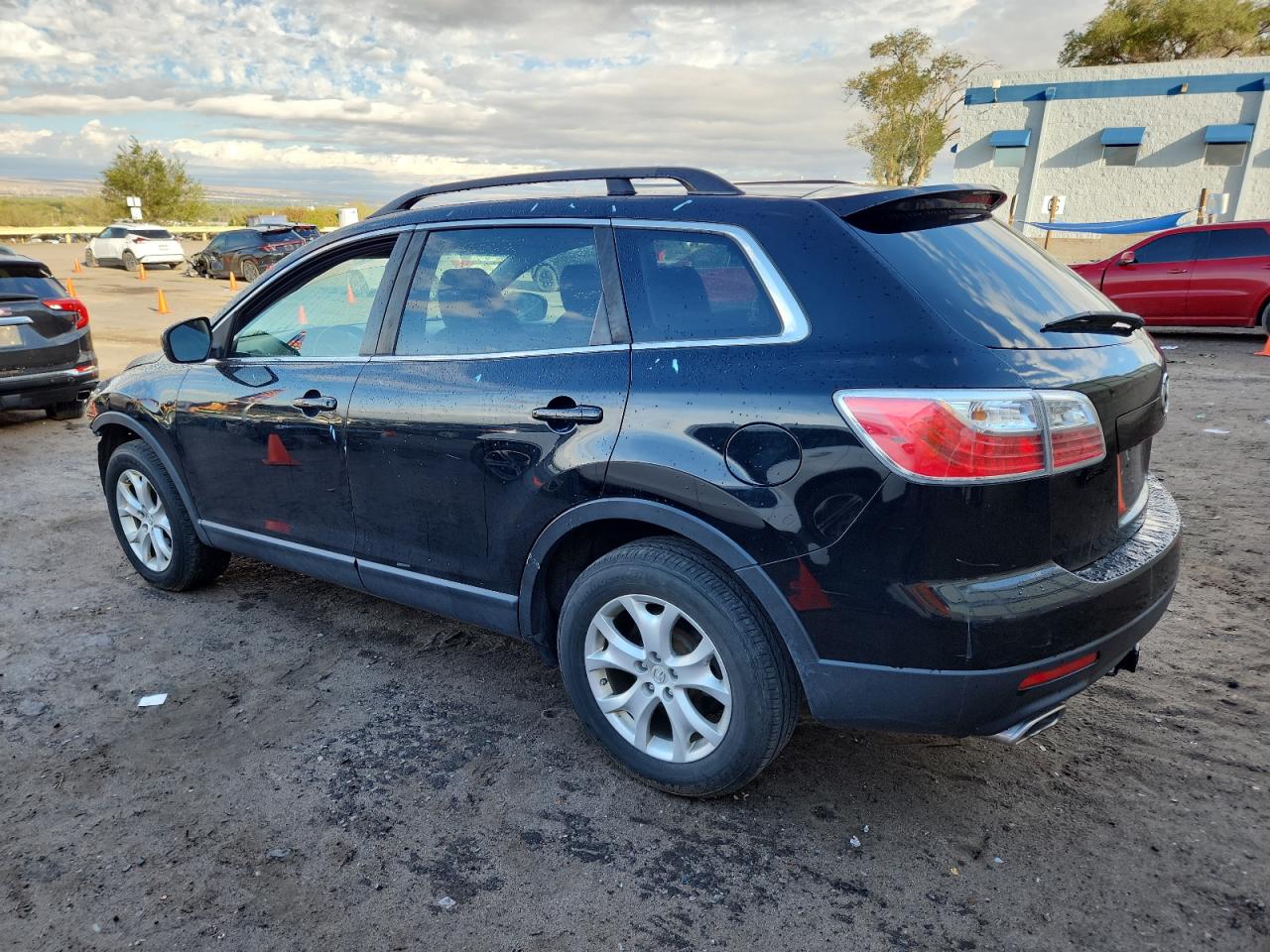 2012 Mazda Cx-9 black suv gas JM3TB3BA0C0352697 photo #3