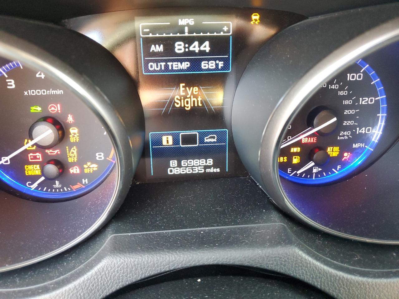 2019 Subaru Outback 2.5I VIN: 4S4BSABC1K3391303 Lot: 81959985