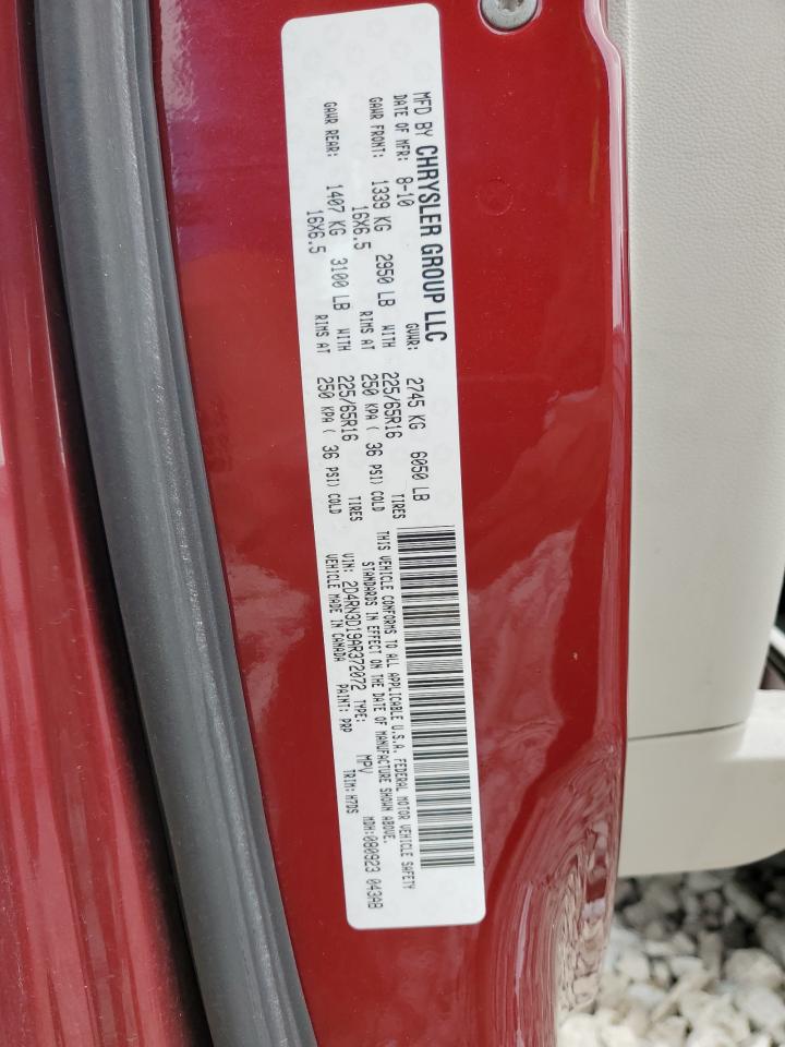 2010 Dodge Grand Caravan Hero VIN: 2D4RN3D19AR372072 Lot: 86498285