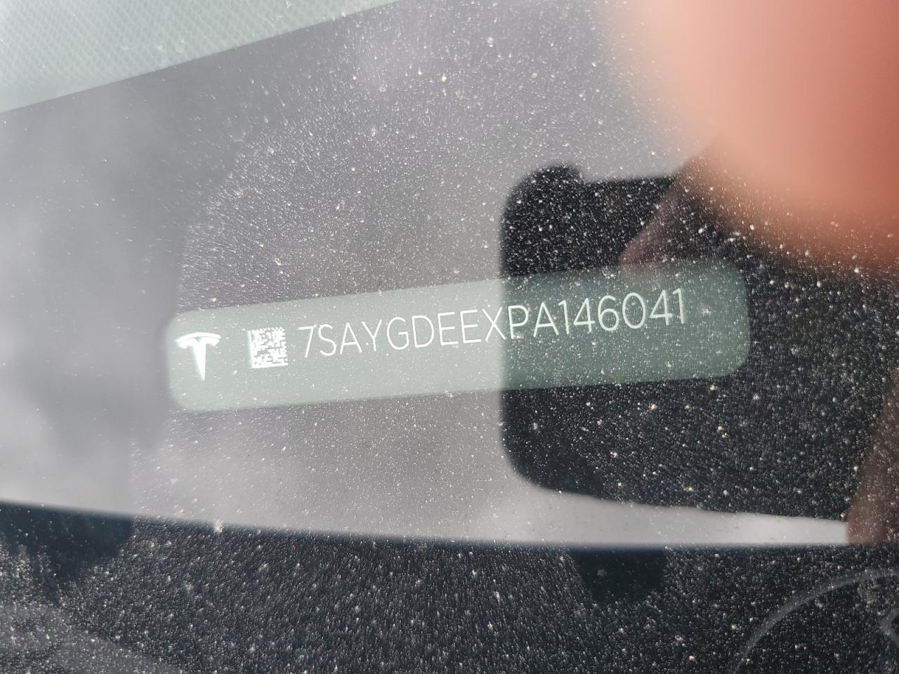 2023 Tesla Model Y VIN: 7SAYGDEEXPA146041 Lot: 85263755