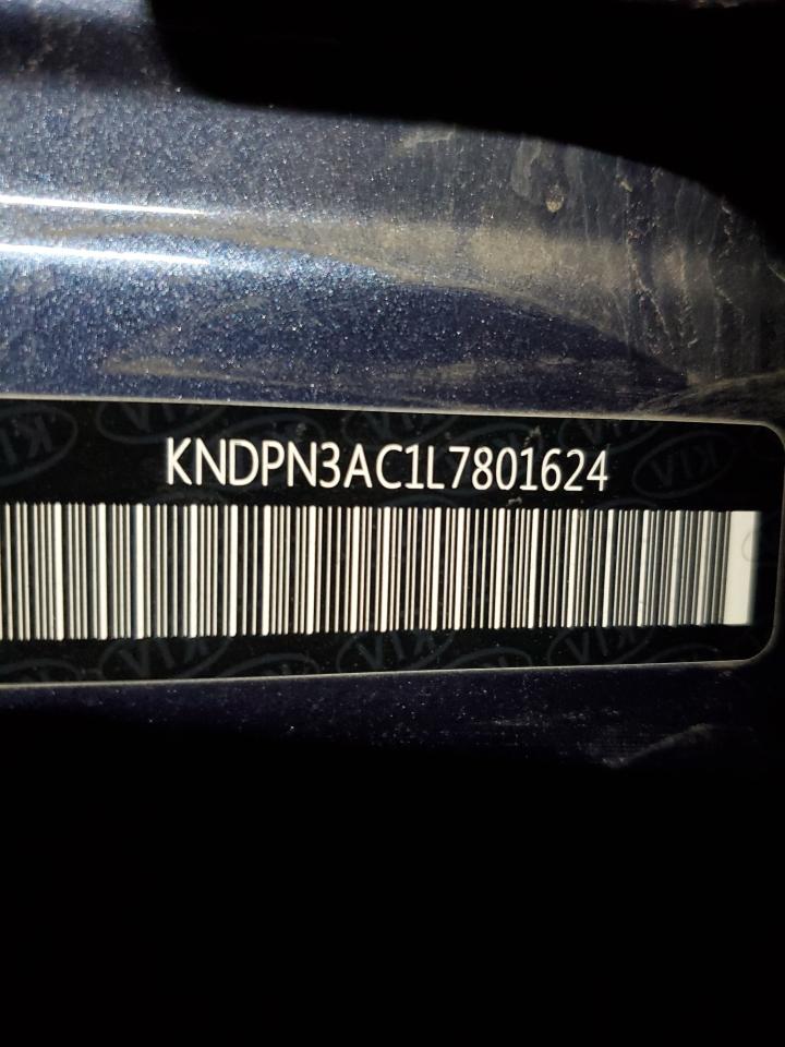 2020 Kia Sportage E VIN: 801624 Lot: 86601765