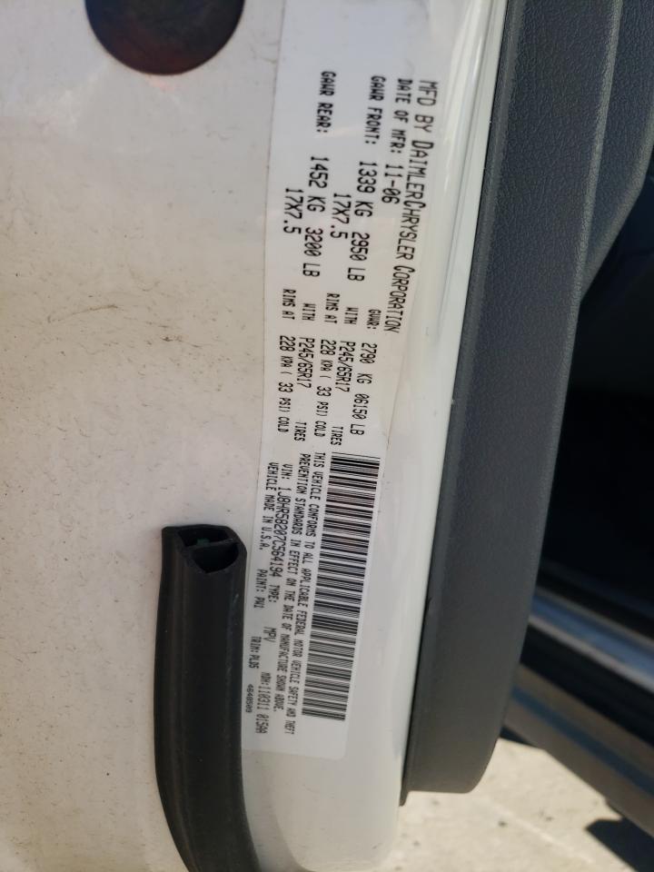 2007 Jeep Grand Cherokee Limited VIN: 1J8HR58207C564194 Lot: 82287245