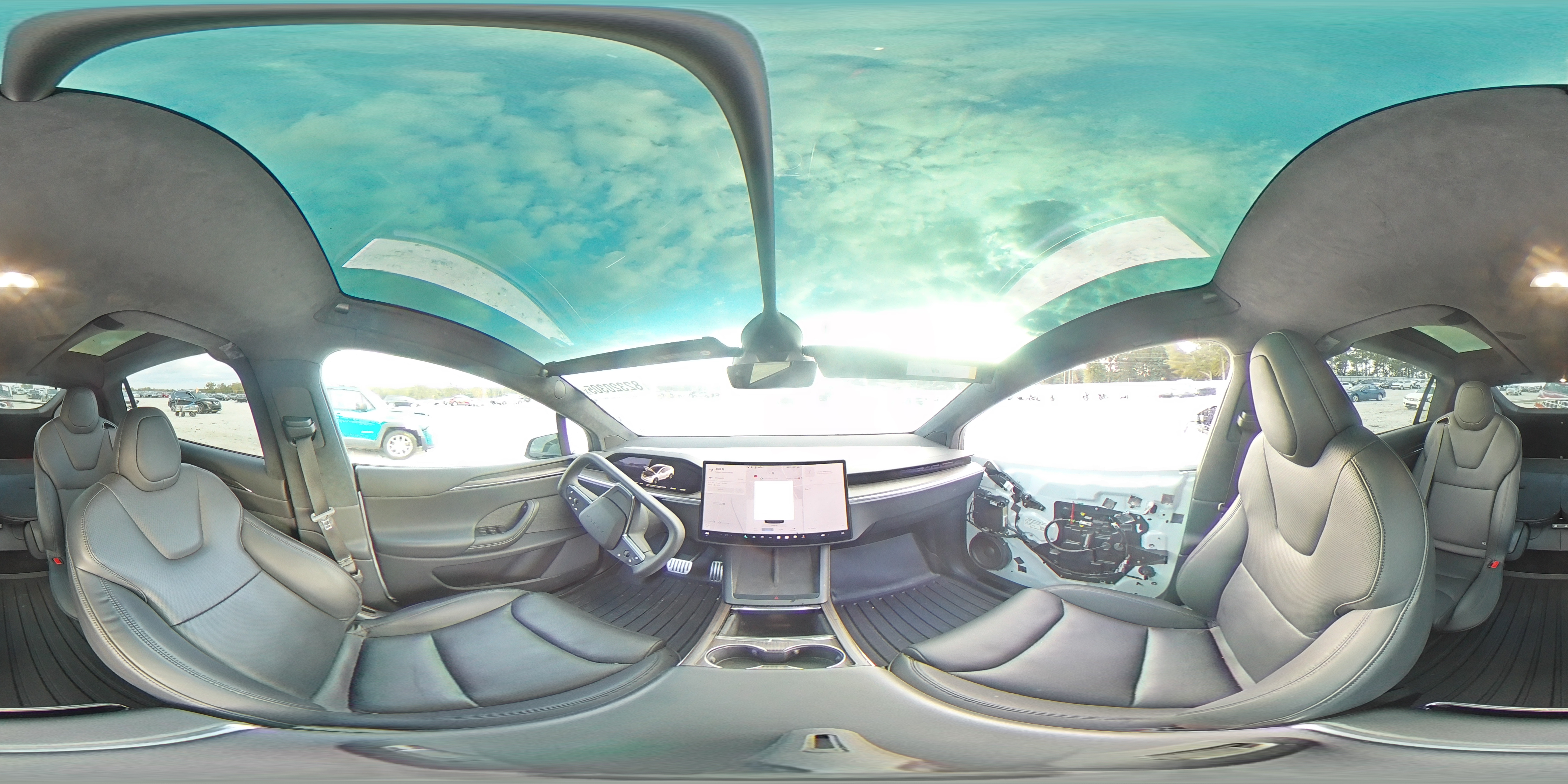 2023 Tesla Model X VIN: 7SAXCBE53PF369584 Lot: 82320305