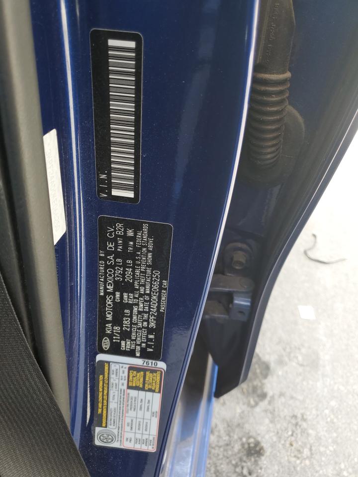 2019 Kia Forte Fe VIN: 3KPF24AD0KE066250 Lot: 86445595