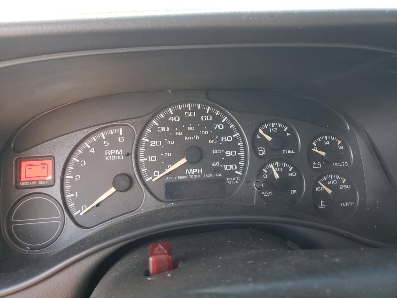 2002 Chevrolet Avalanche C1500 VIN: 3GNEC13T52G249747 Lot: 87427785