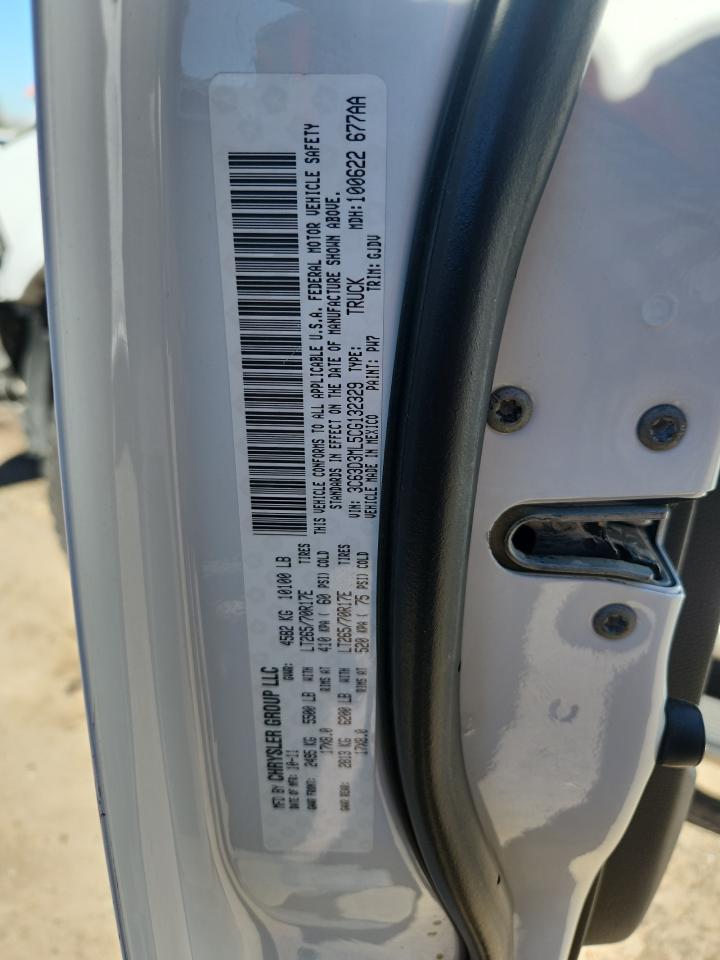 2012 Dodge Ram 3500 Laramie VIN: 3C63D3ML5CG132329 Lot: 84611015