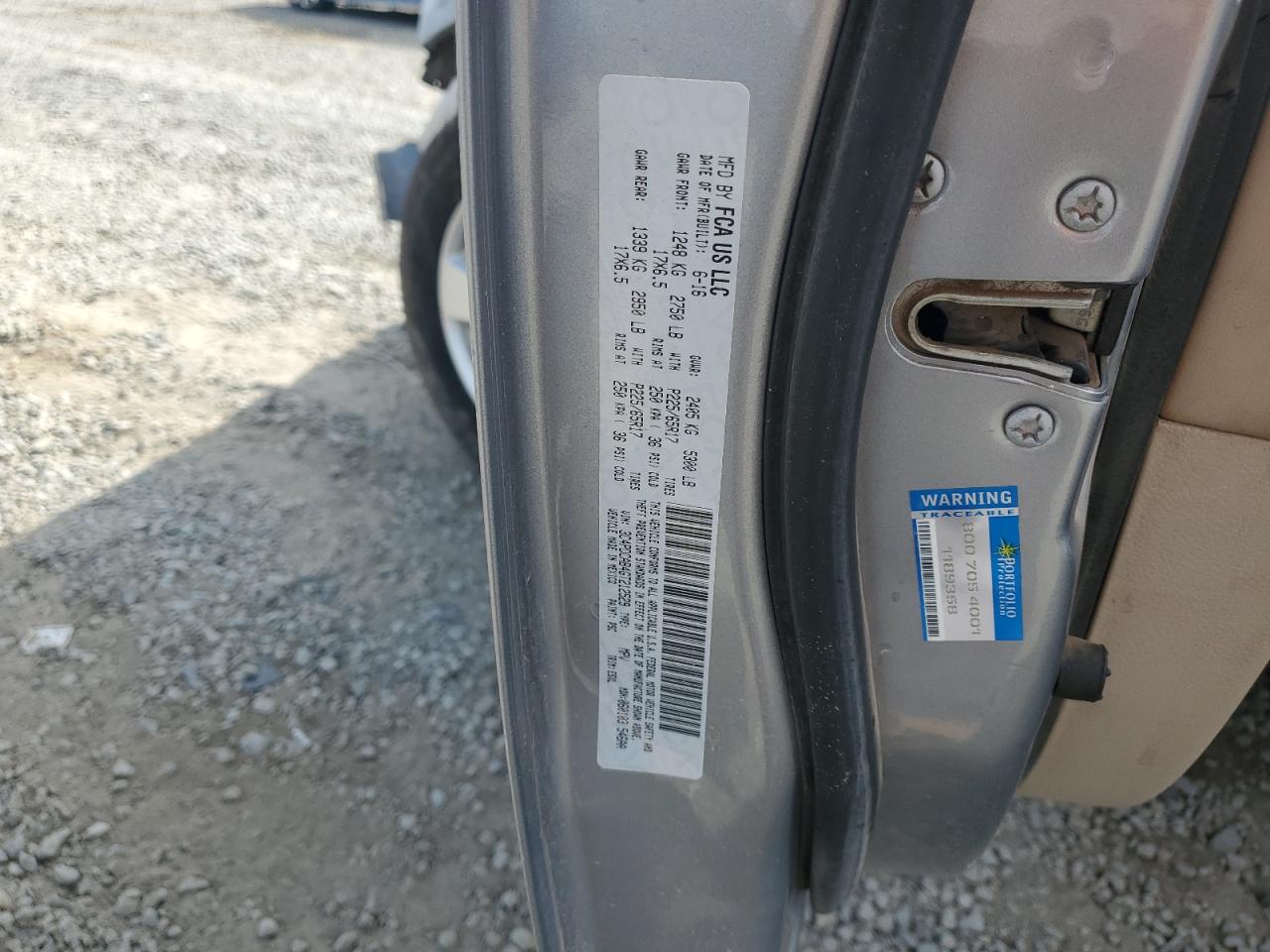 2016 Dodge Journey Se VIN: 3C4PDCAB4GT212529 Lot: 82386415