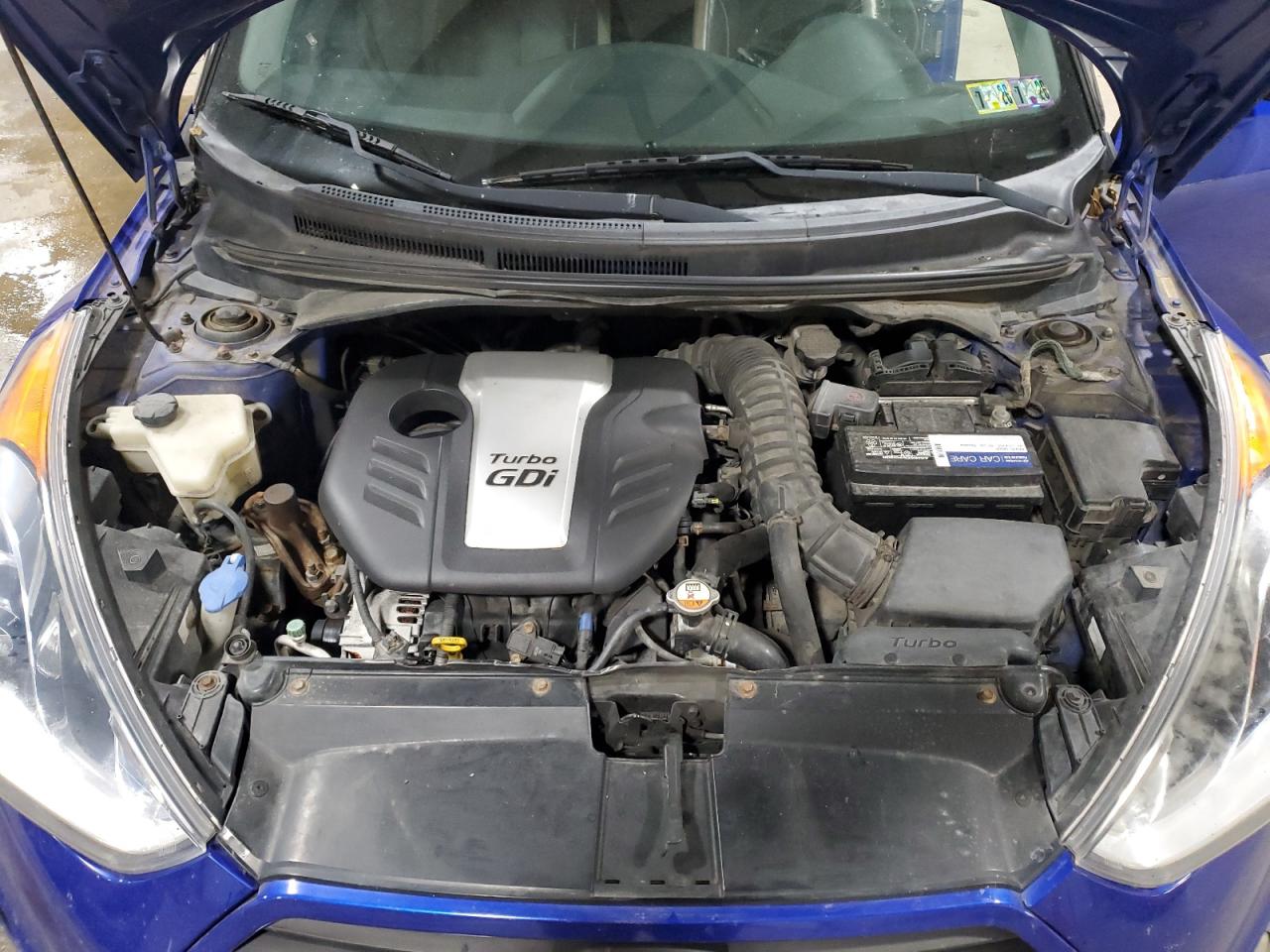 2013 Hyundai Veloster Turbo VIN: KMHTC6AE2DU111211 Lot: 89638585