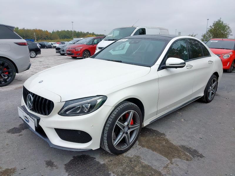2015 MERCEDES-BENZ C CLASS C250 BLUETEC AMG LINE PREMIUM PLUS 4DR AUTO for sale at Copart ST HELENS
