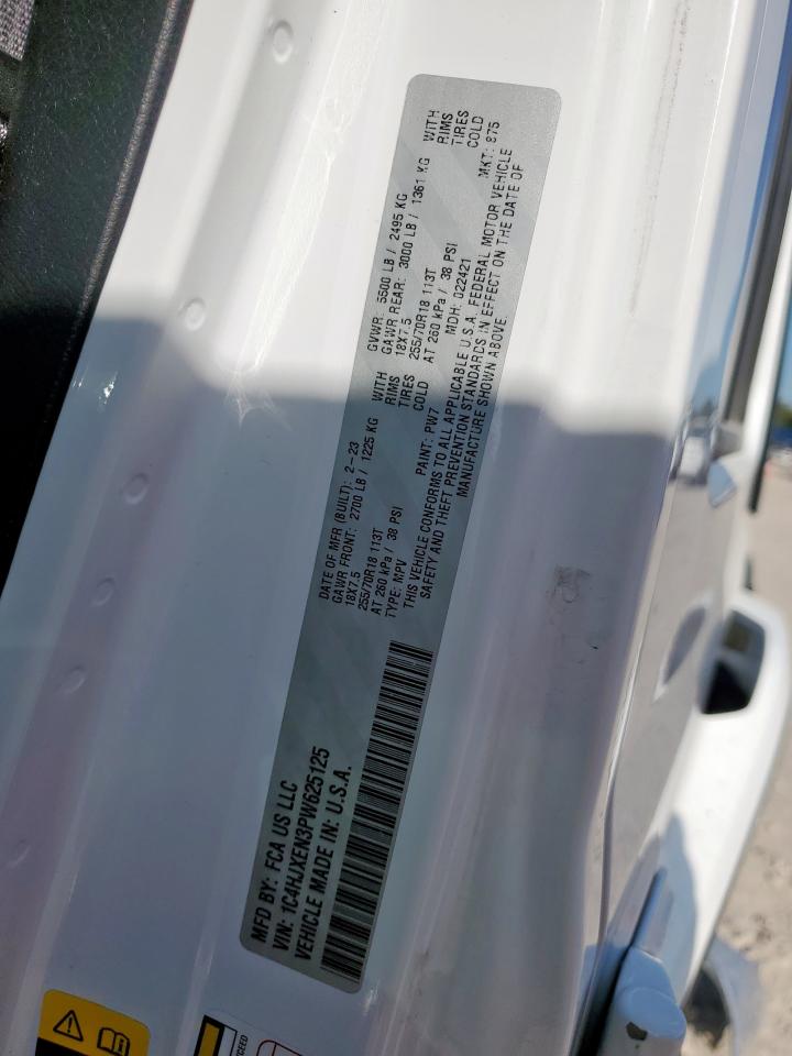 2023 Jeep Wrangler Sahara VIN: 1C4HJXEN3PW625125 Lot: 86305255