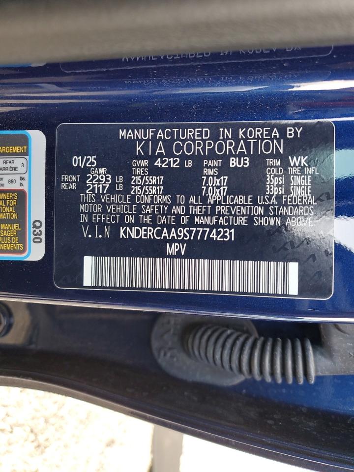2025 Kia Seltos Ex VIN: KNDERCAA9S7774231 Lot: 82368455