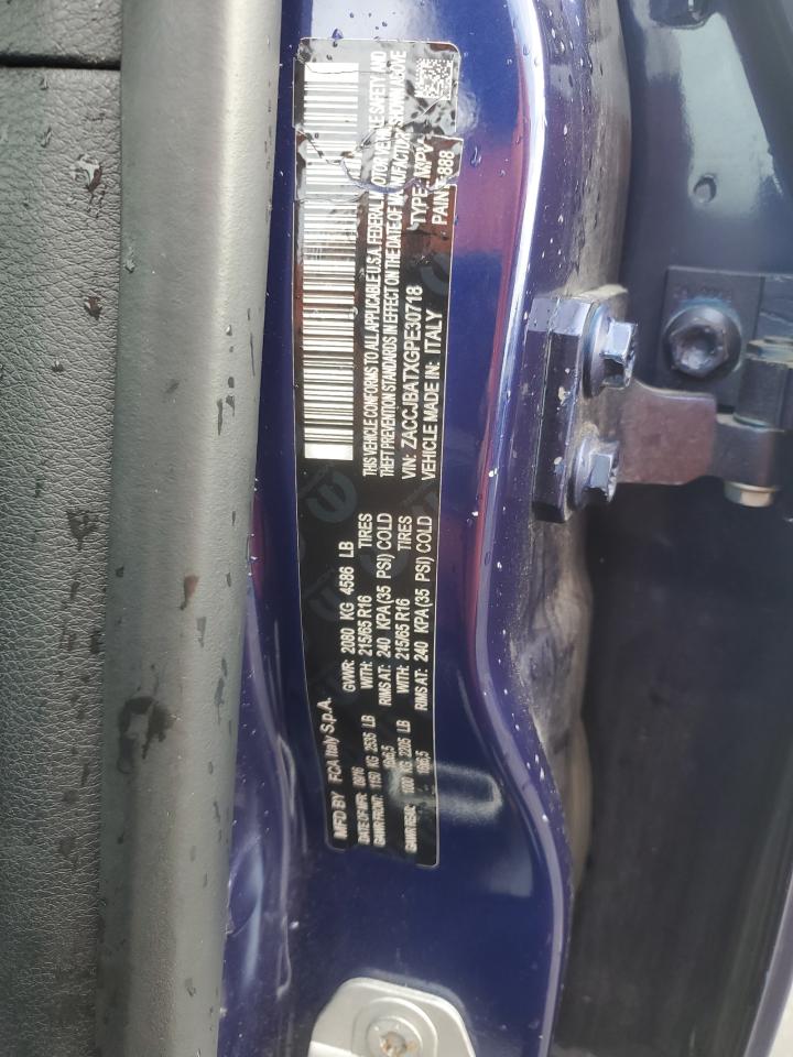 2016 Jeep Renegade Sport VIN: ZACCJBATXGPE30718 Lot: 84659015