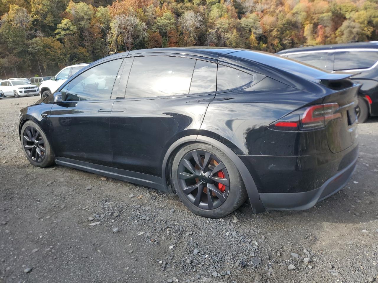 2023 Tesla Model X black null electric 7SAXCBE60PF385654 photo #3