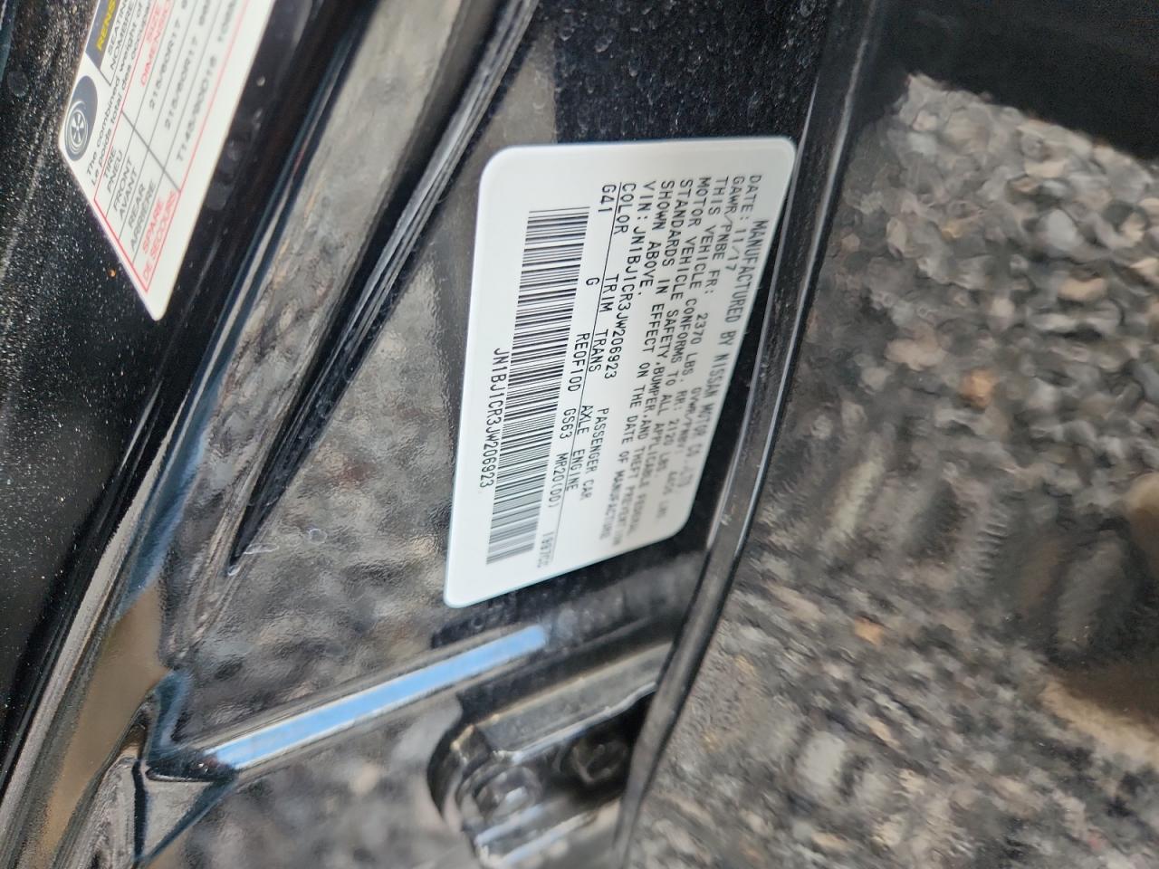 2018 Nissan Rogue Sport S VIN: JN1BJ1CR3JW206923 Lot: 82388005