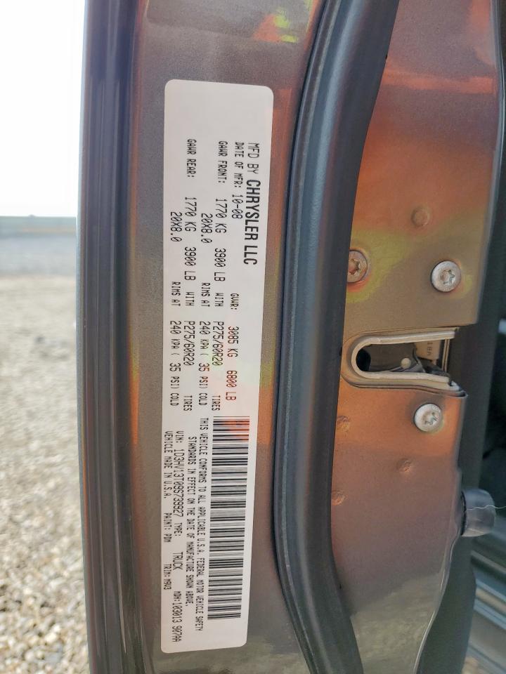 2009 Dodge Ram 1500 VIN: 1D3HV13T09S739927 Lot: 82448475