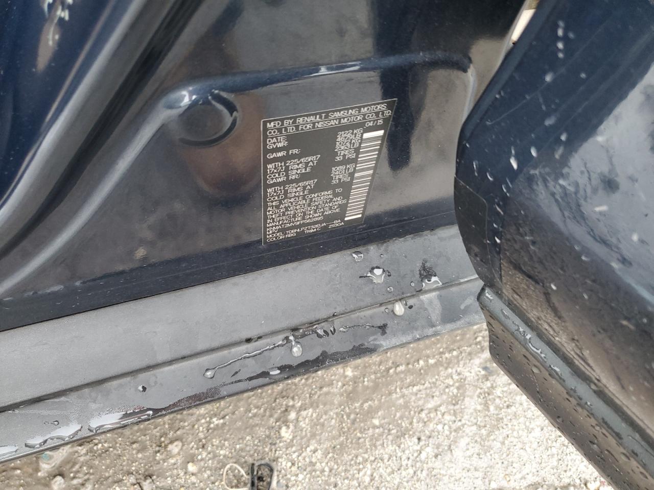 2015 Nissan Rogue S VIN: KNMAT2MV9FP562895 Lot: 85294615