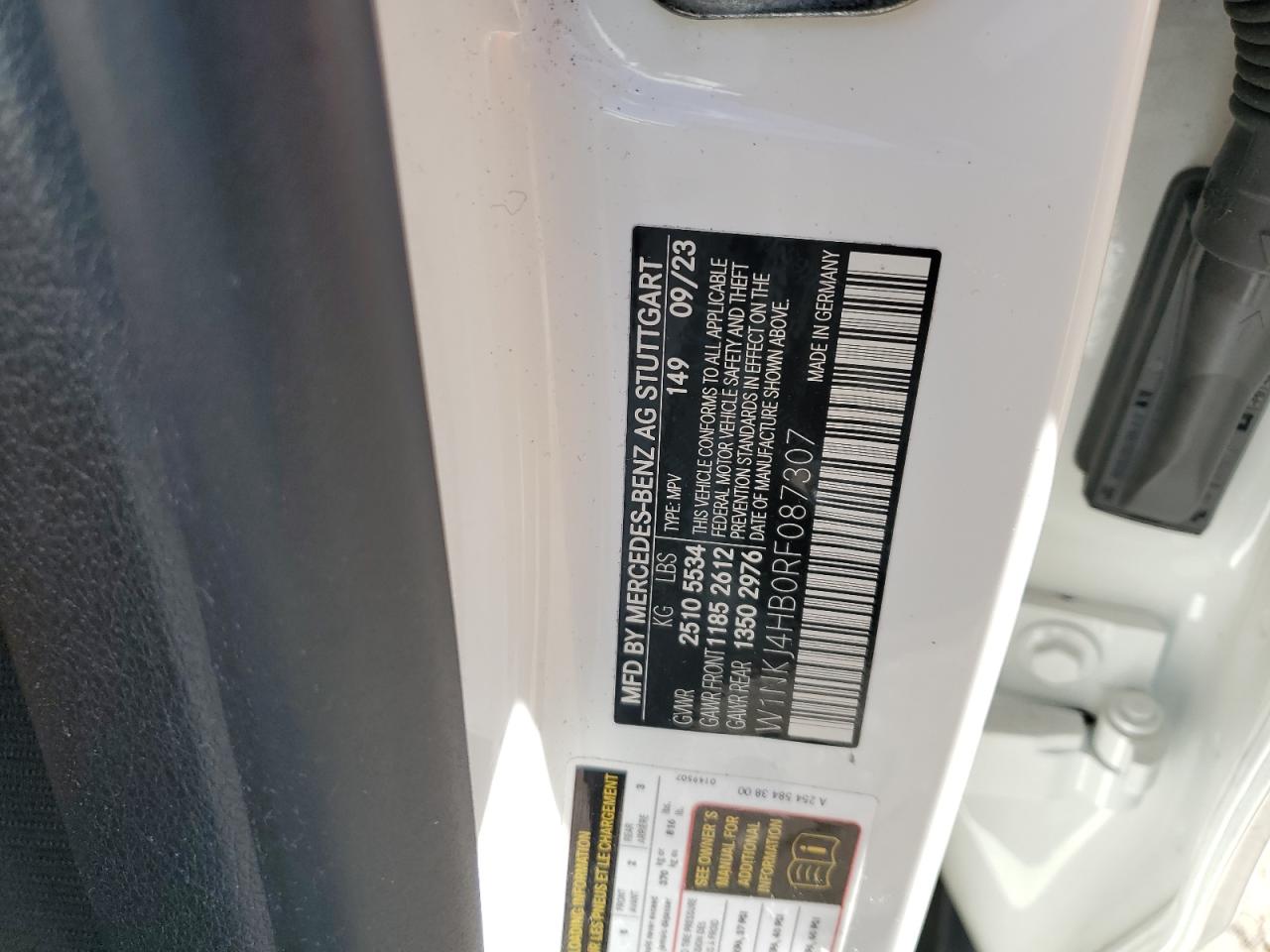 2024 Mercedes-Benz Glc Coupe 300 4Matic VIN: W1NKJ4HB0RF087307 Lot: 90702345