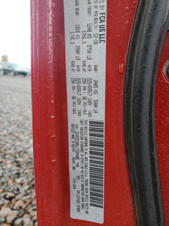 2018 Dodge Journey Se VIN: 3C4PDCABXJT534485 Lot: 90429545