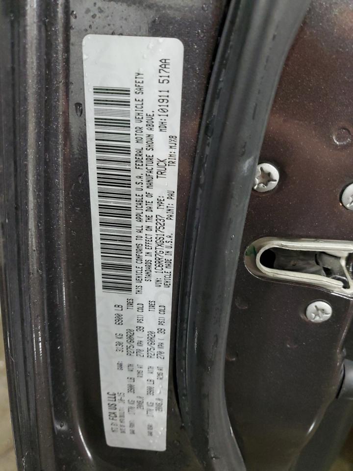 2016 Ram 1500 Slt VIN: 1C6RR7GTXGS175237 Lot: 90455085