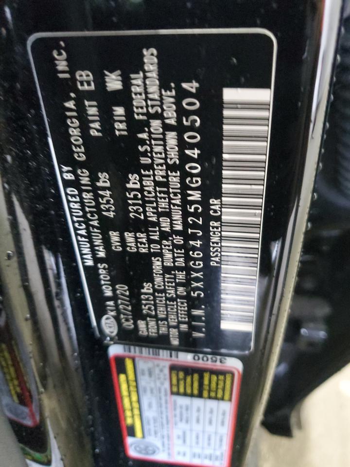 2021 Kia K5 Gt Line VIN: 5XXG64J25MG040504 Lot: 90428825