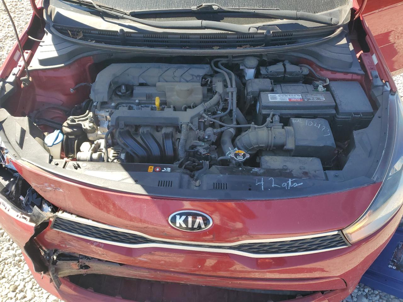 2020 Kia Rio Lx VIN: 3KPA24AD7LE354858 Lot: 90119595