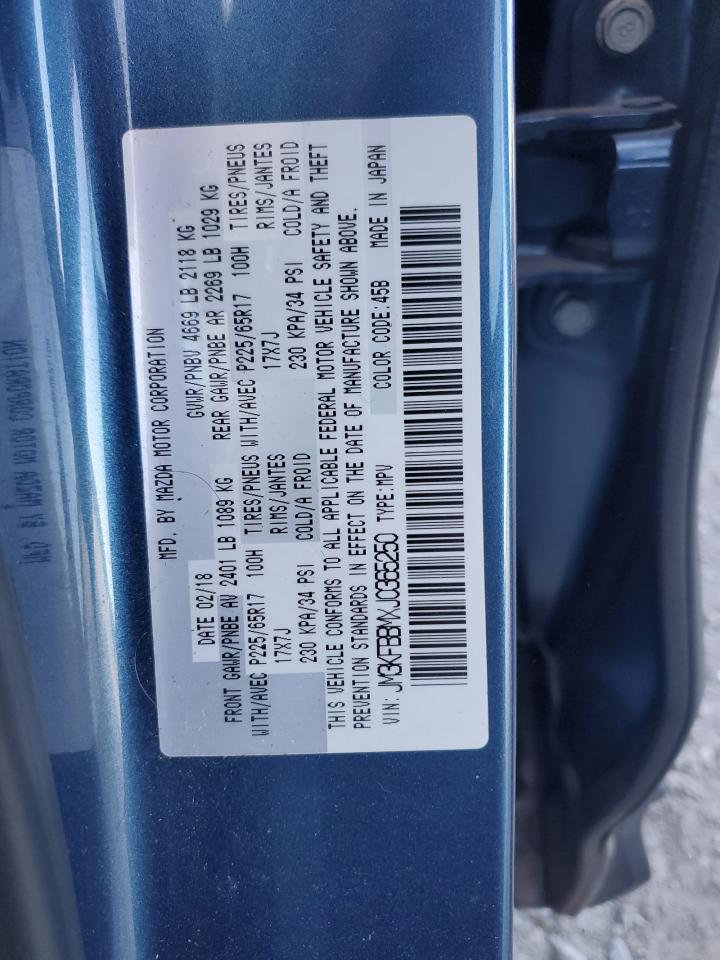 2018 Mazda Cx-5 Sport VIN: JM3KFBBMXJ0365250 Lot: 85815865