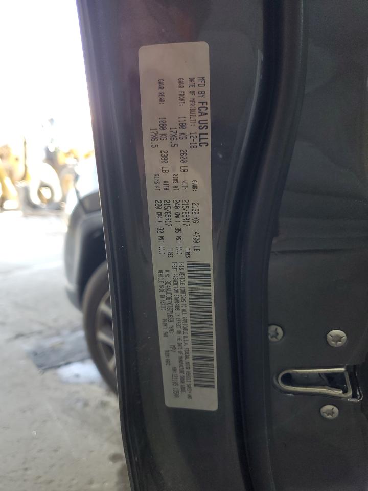 2019 Jeep Compass Trailhawk VIN: 3C4NJDDB7KT671659 Lot: 84656205