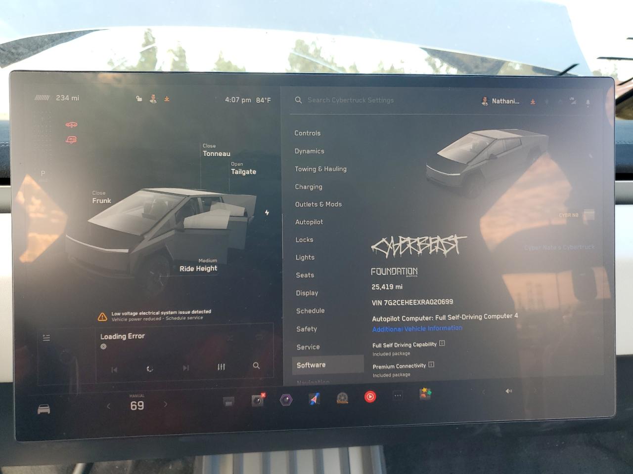 2024 Tesla Cybertruck VIN: 7G2CEHEEXRA020699 Lot: 84898905