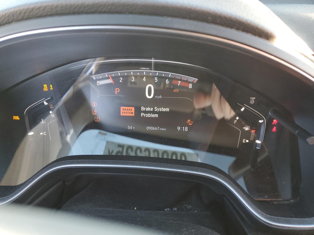 2019 Honda Cr-V Exl VIN: 5J6RW1H81KA016074 Lot: 90266335