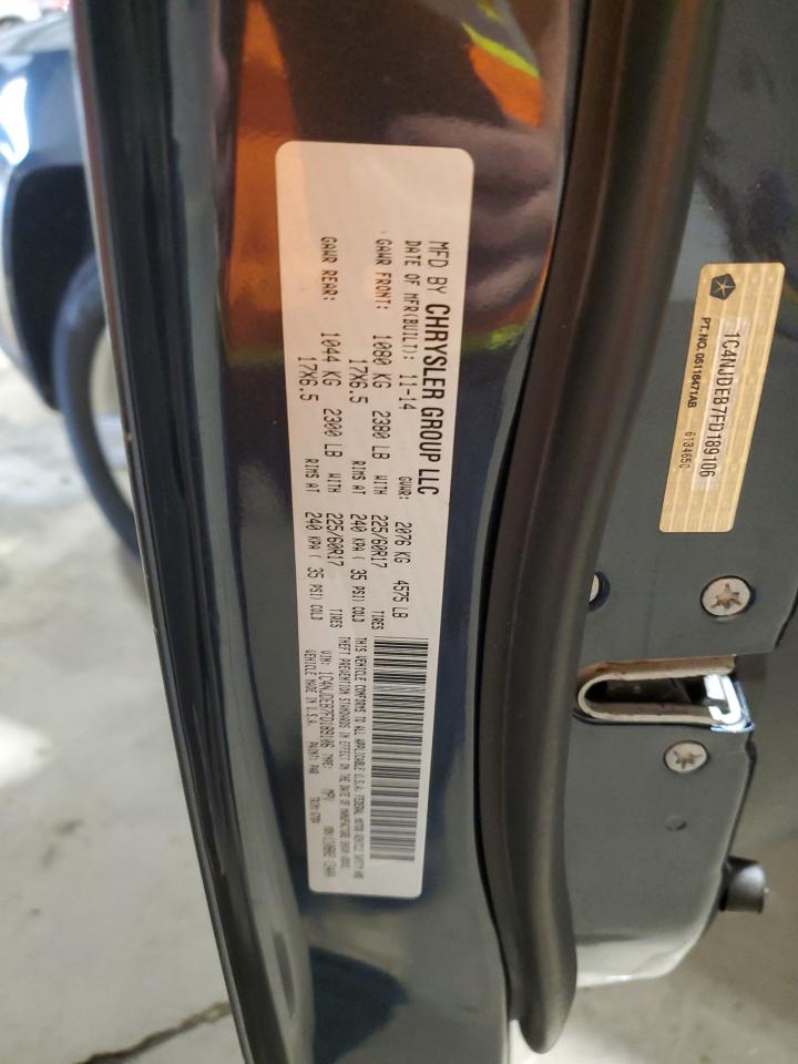 2015 Jeep Compass Latitude VIN: 1C4NJDEB7FD189106 Lot: 82441345