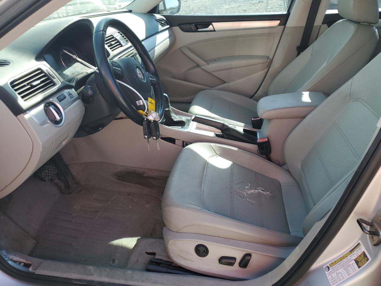 2012 Volkswagen Passat Se VIN: 1VWBN7A35CC059993 Lot: 84948625