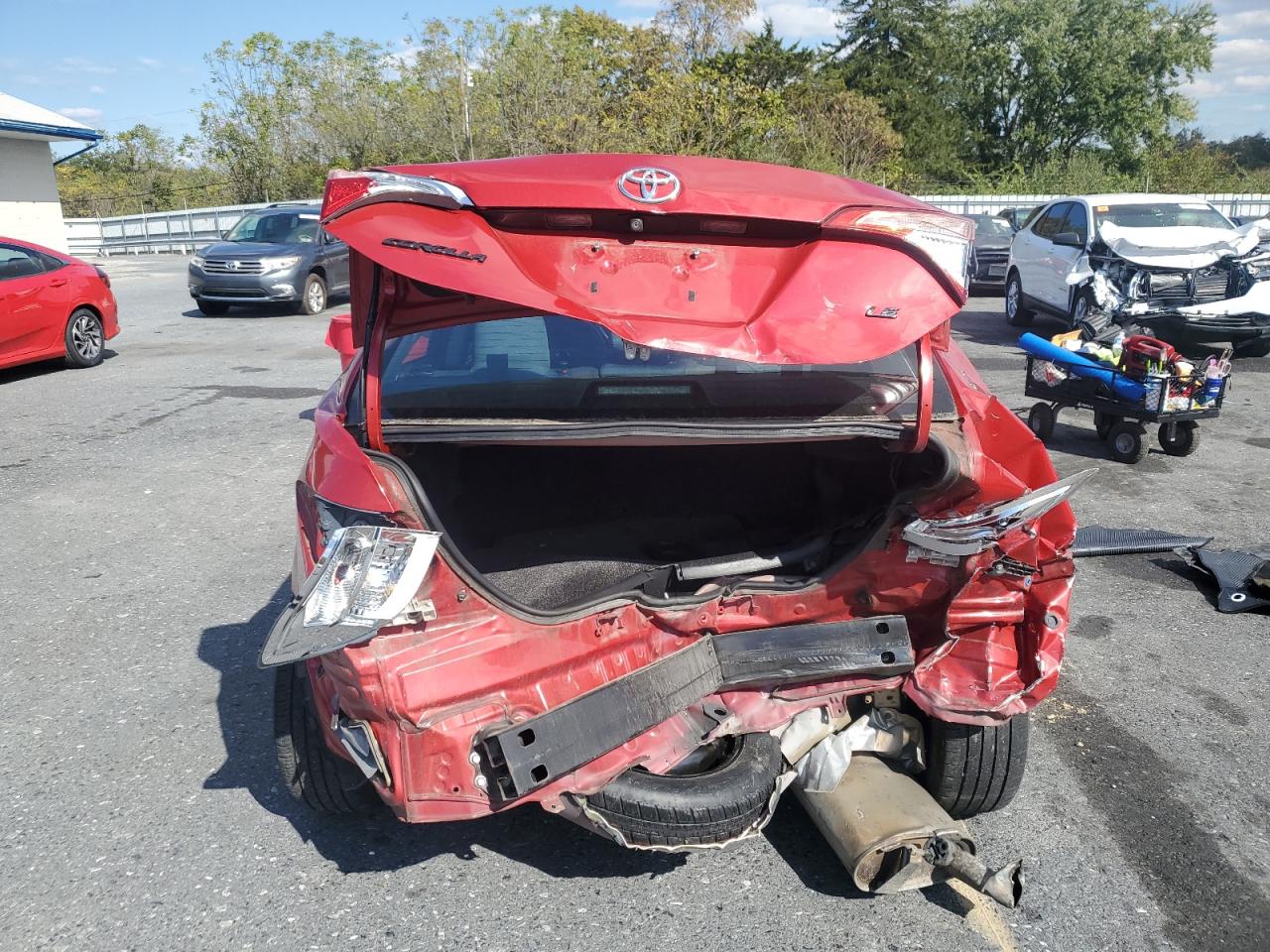 2019 Toyota Corolla L VIN: 2T1BURHE7KC134305 Lot: 86292905