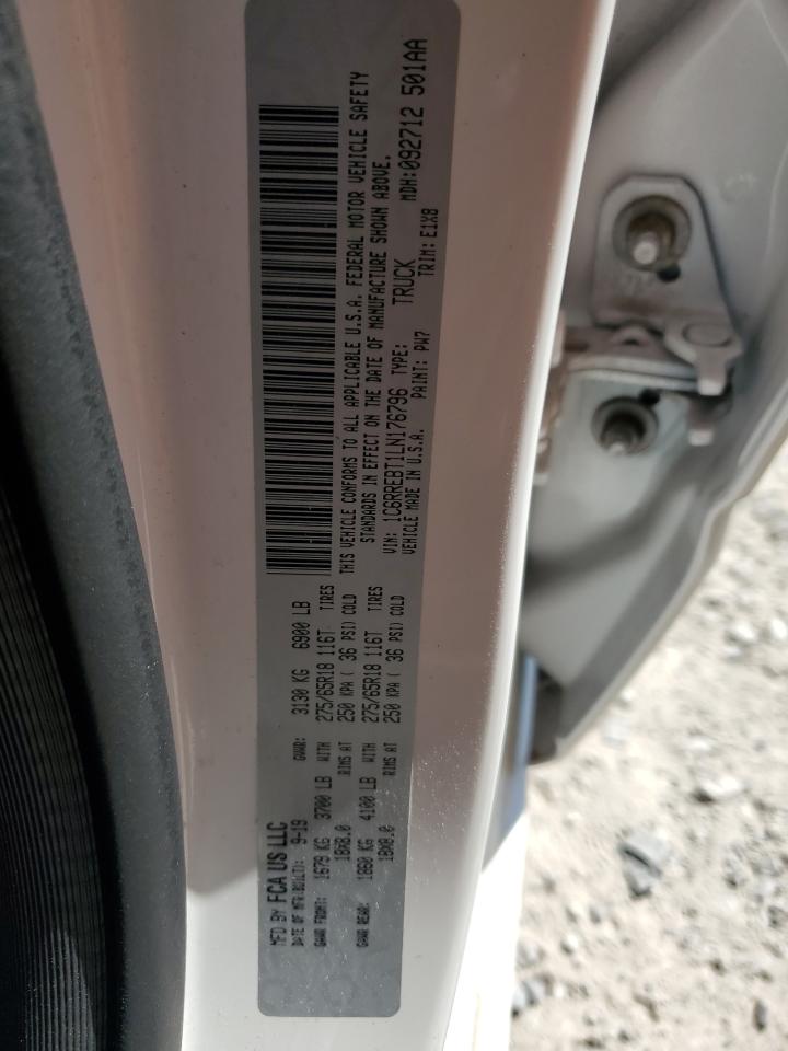 2020 Ram 1500 Big Horn/Lone Star VIN: 1C6RREBT1LN176796 Lot: 84861235