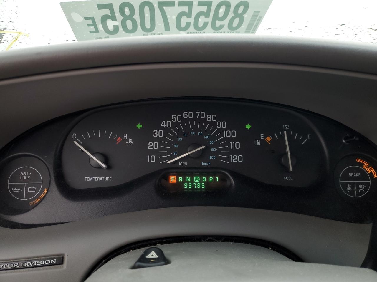 2000 Buick Century Custom VIN: 2G4WS52J9Y1169422 Lot: 89557085