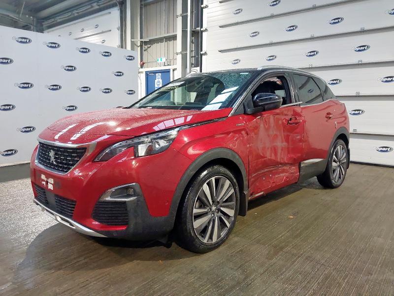 2020 PEUGEOT 3008 1.2 PURETECH GT LINE PREMIUM 5DR EAT8 for sale at Copart EAST KILBRIDE