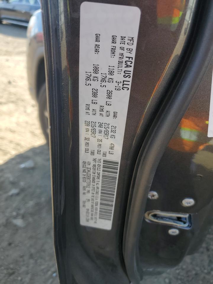 2019 Jeep Compass Trailhawk VIN: 3C4NJDDB3KT737012 Lot: 90707355