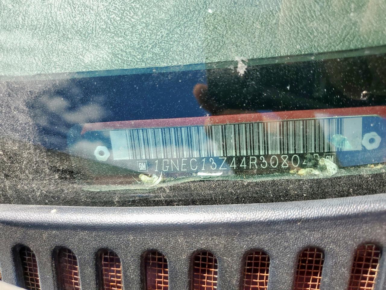 2004 Chevrolet Tahoe C1500 VIN: 1GNEC13Z44R308049 Lot: 85307235