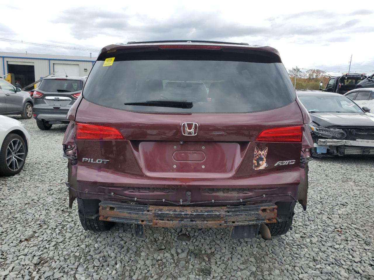 2016 Honda Pilot Exl VIN: 5FNYF6H54GB024253 Lot: 82557035
