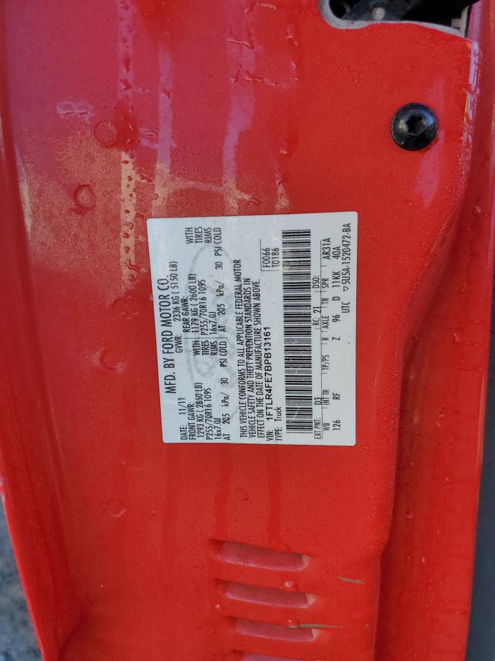 2011 Ford Ranger Super Cab VIN: 1FTLR4FE7BPB13161 Lot: 86140815