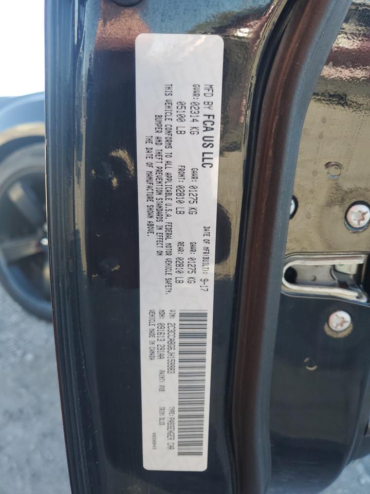 2018 Chrysler 300 S VIN: 2C3CCABG6JH159983 Lot: 90228845