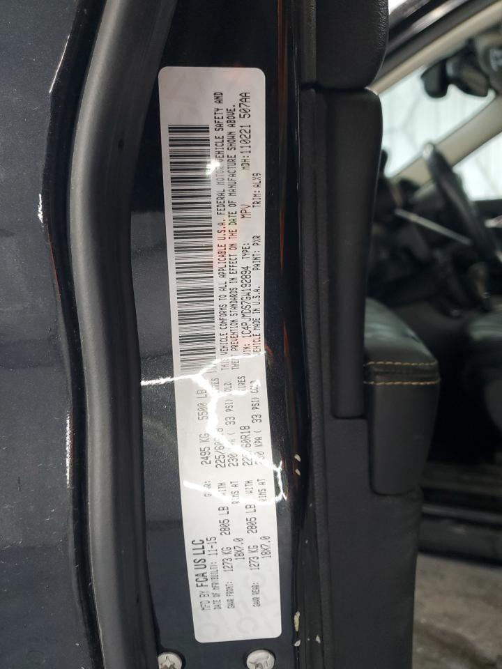 2016 Jeep Cherokee Limited VIN: 1C4PJMDS7GW192894 Lot: 90115165