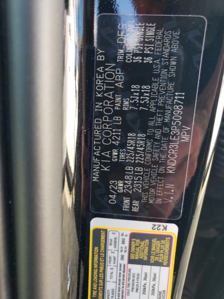 2023 Kia Niro Ex VIN: KNDCR3LE3P5098711 Lot: 85479515