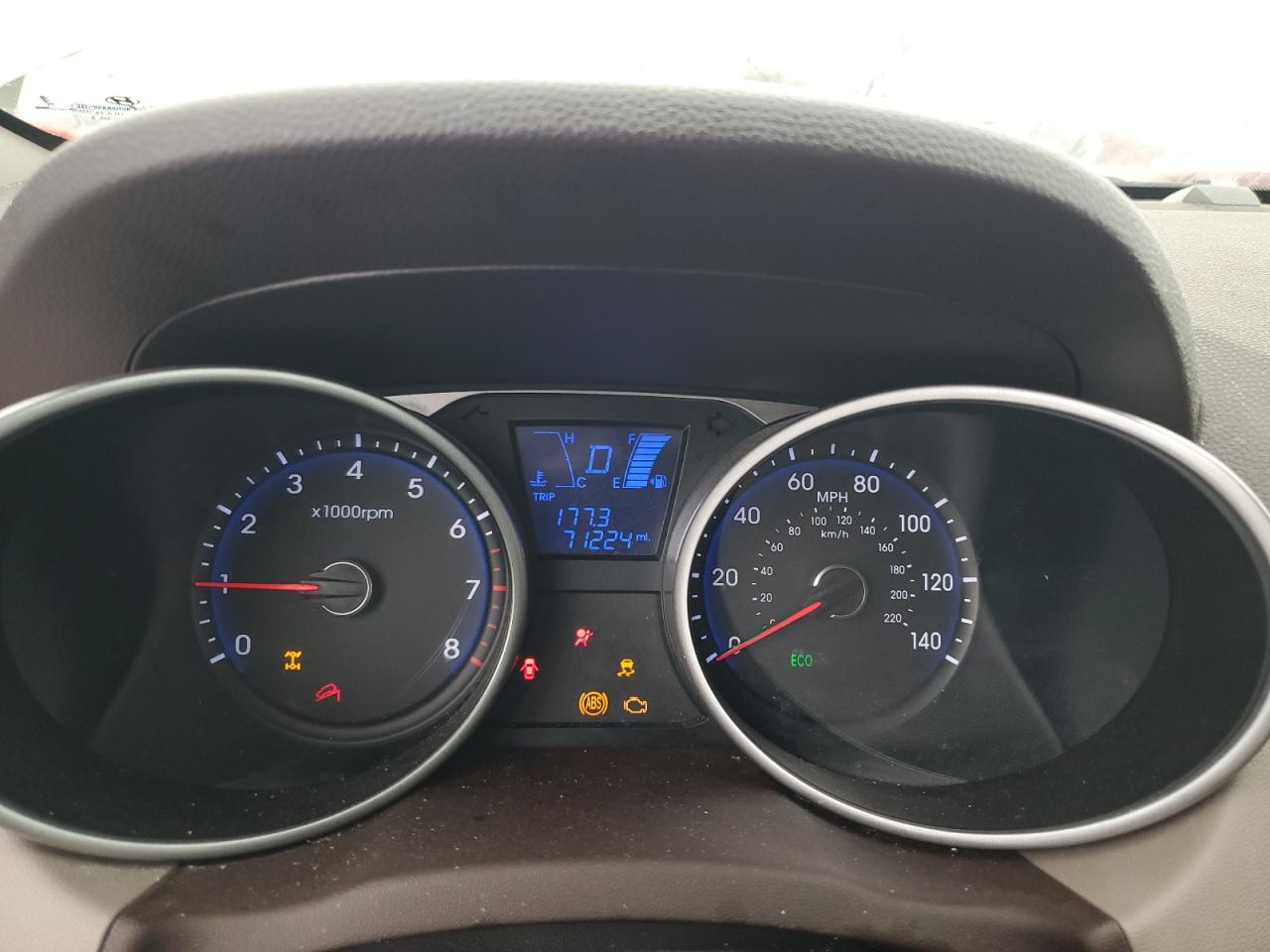 2013 Hyundai Tucson Gls VIN: KM8JUCAC4DU726165 Lot: 85112425