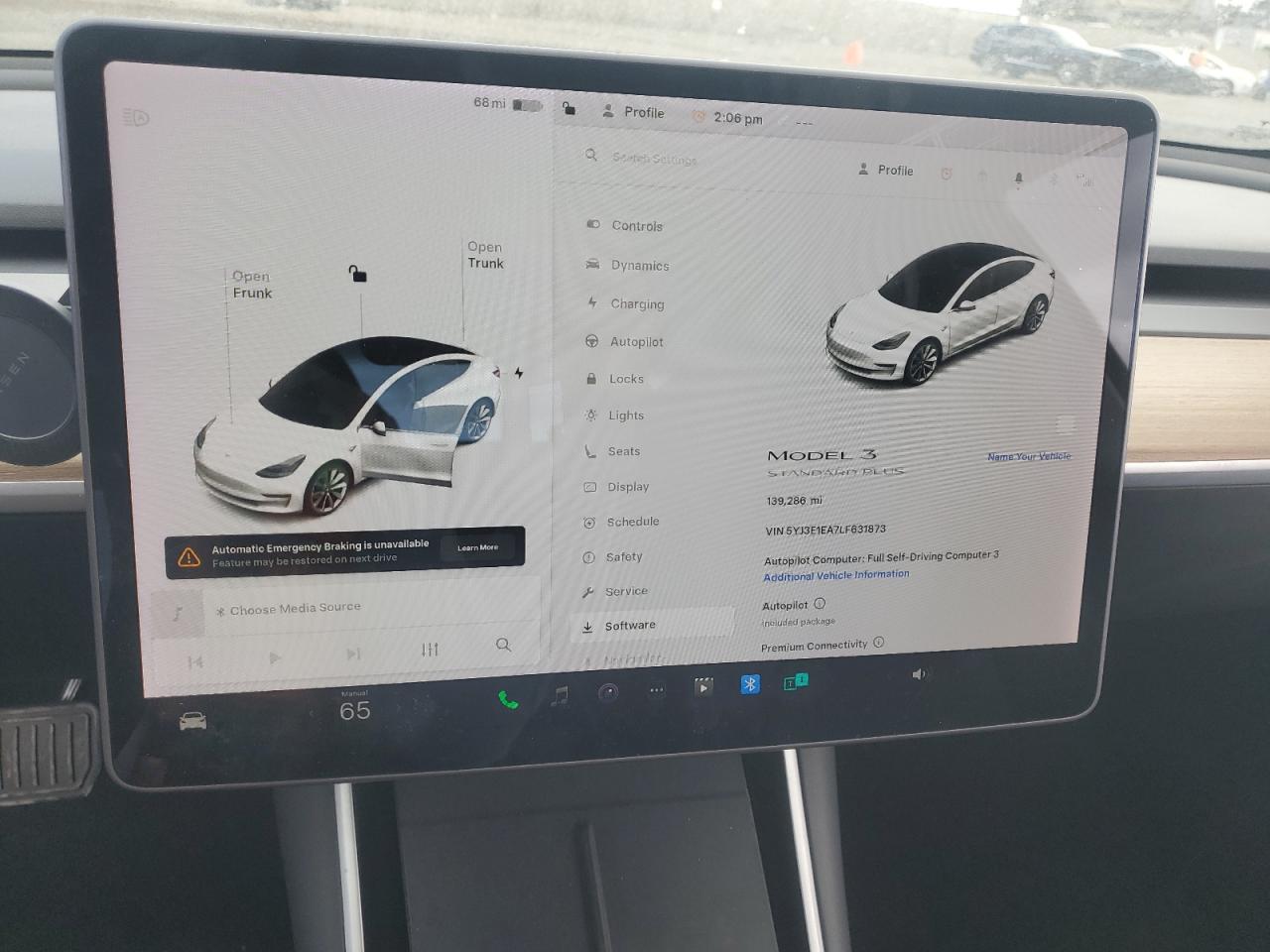 2020 Tesla Model 3 VIN: 5YJ3E1EA7LF631873 Lot: 85758425