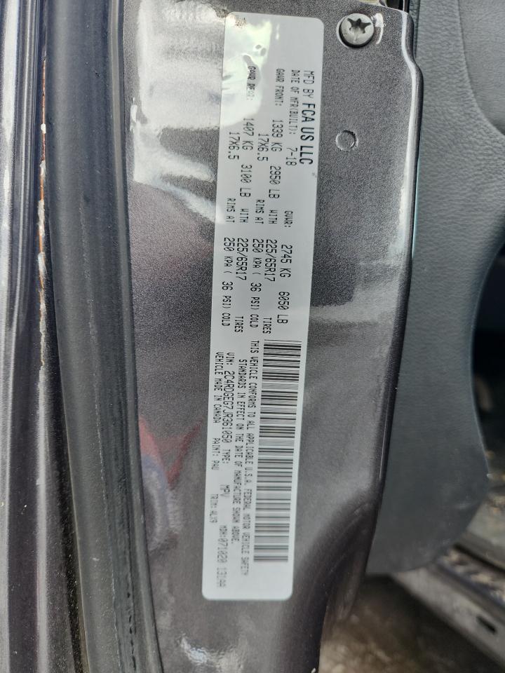 2018 Dodge Grand Caravan Gt VIN: 2C4RDGEG7JR361050 Lot: 84882055