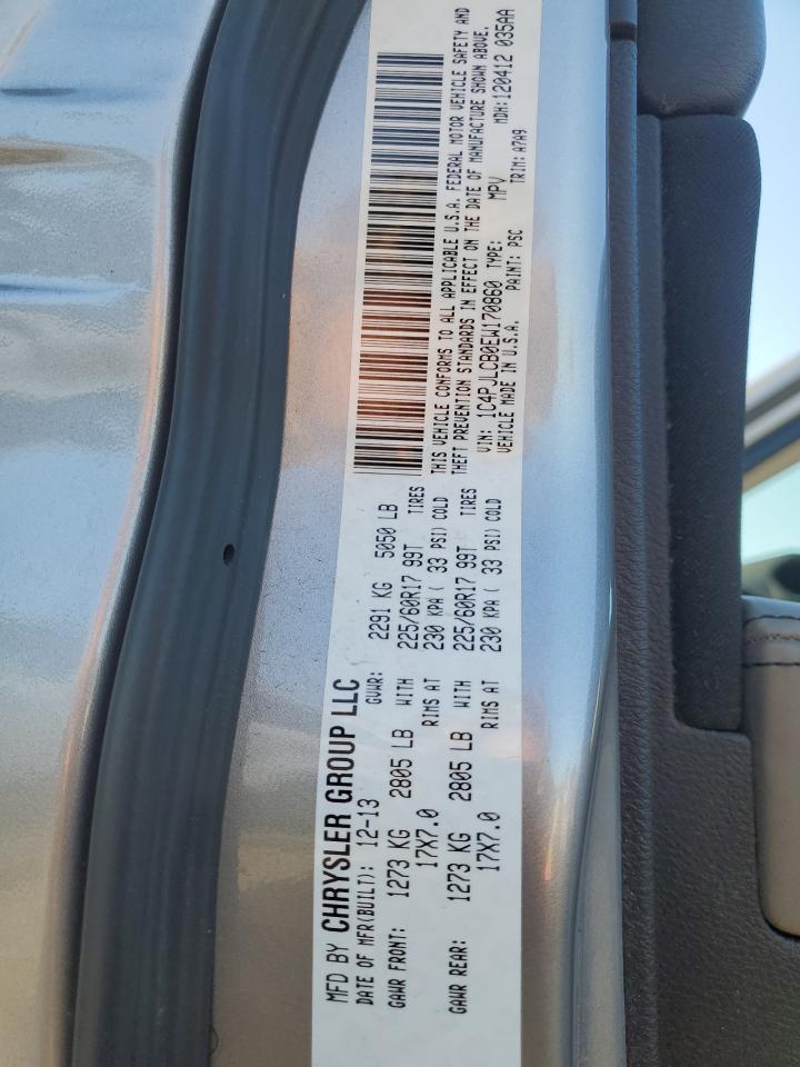 2014 Jeep Cherokee Latitude VIN: 1C4PJLCB0EW170860 Lot: 82785765