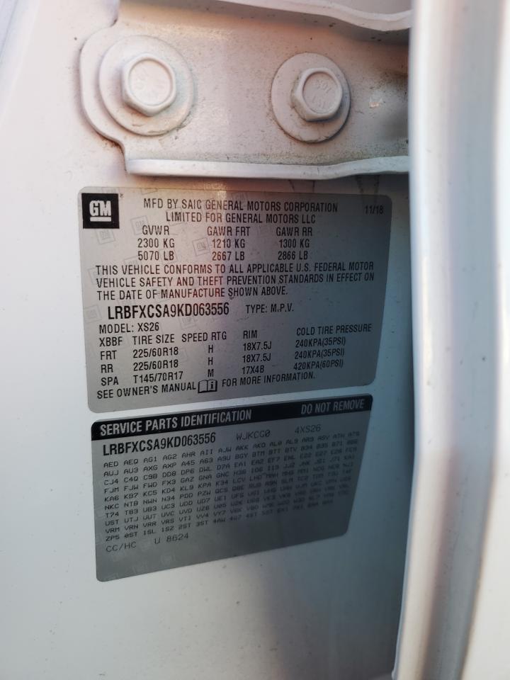 2019 Buick Envision Essence VIN: LRBFXCSA9KD063556 Lot: 85114065