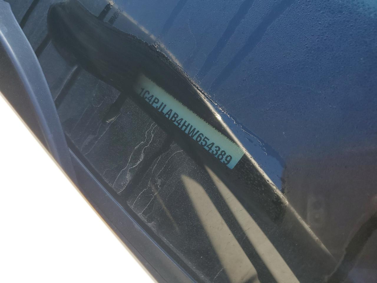 2017 Jeep Cherokee Sport VIN: 1C4PJLAB4HW654389 Lot: 90711165