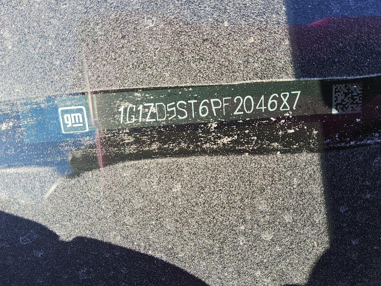 2023 Chevrolet Malibu Lt VIN: 1G1ZD5ST6PF204687 Lot: 85010855